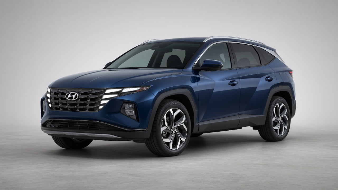 Hyundai Tucson bleu nuit